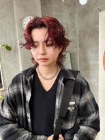 テトヘアー(teto hair) ウルフカット、ウルフパーマ、ニュアンスパーマ、レッドカラー