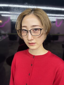 キジ(KIJI) ハンサムショート/ショートカット/ミルクティーベージュ