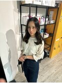 長崎　韓国/レイヤーカット/顔周り