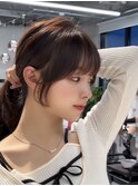 縮毛矯正・ストレート/くびれヘア/夏のヘアアレンジ