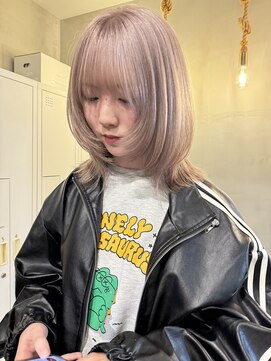 ジルバイジゼル(JILL by GiseL) ホワイトベージュ レイヤー 10代20代