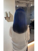 トリムバイエンヴィ(tlim by ENVY)&nbsp;【石塚スタイル】デザインエンドカラー/ブルー×ブラック