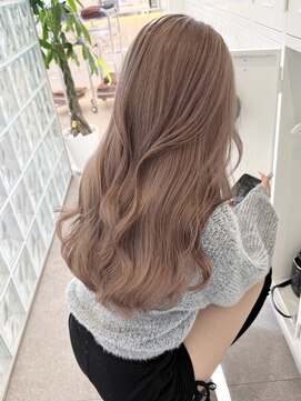 サンクマーケット 渋谷(cinq MARKET) 渋谷ブリーチカラーハイトーンカラーヘーゼルベージュ韓国ヘア