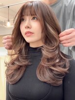 バベル アット フルリール 甲子園口(BABEL at fleurir)&nbsp;秋冬にオススメ！ブラウンカラー×レイヤーカット