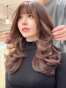 バベル アット フルリール 甲子園口(BABEL at fleurir) 秋冬にオススメ！ブラウンカラー×レイヤーカット