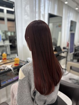 クレット(CLETO) 極艶、チェリーレッド　by稲川弥生