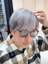 バース 梅田中崎町店(BIRTH)&nbsp;50代40代白髪ぼかしシルバーメッシュバレイヤージュ