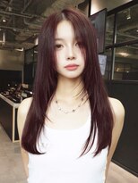 アルバム 池袋(ALBUM)&nbsp;顔周りレイヤーロング韓国ヘアイメチェン_F31256