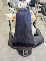 エイト ホワイト 札幌駅前店(EIGHT white)&nbsp;シアーネイビー×ロング