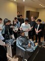 ピノ ヘアー(Pino hair) 美容師様に縮毛矯正、髪質改善の隣店講習をさせて頂いてます♪