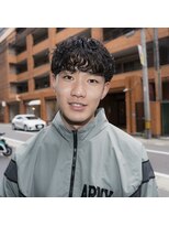 ウェルネス(Wellness) シャドウパーマニュアンスパーマツーブロック