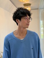 ソイクフ(SOY KUFU) フェザーパーマメンズマッシュラウンドマッシュ/東伏見