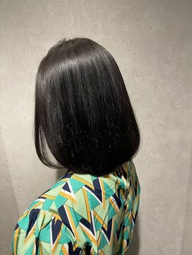 ピュアメンド 吉祥寺(Pure Mend) ツヤサラ縮毛矯正×艶黒ボブ