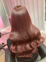 ヘアーワークスヴィクサス 諫早店(HAIR WORKS VIXUS) J I N-仁- EL HAIR レッド×髪質改善×カール