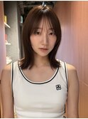 骨格ナチュラルタイプに似合う外はねミディアム