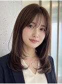 riley透け感フェミニンミディ