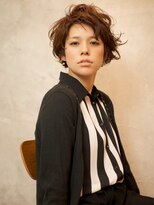 ベック ヘアサロン(BEKKU hair salon)&nbsp;グラマラスモードショート☆くせ毛風なニュアンスが◎