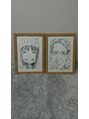 オリーブ ユウ(Olive You) 似顔絵師さんに最近描いてもらった、奥さんと僕です。