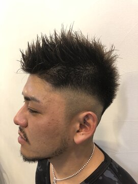 バーバー アカダマ ツンツン