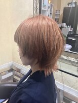 サムブリッジ(SOMEBRIDGE)&nbsp;☆流行りマッシュウルフ、オレンジベージュ★(SOMEBRIDGE亀有)