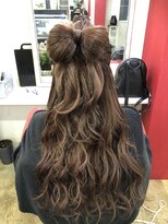 カレント(Current) リボンハーフアップ