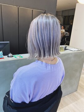 チェレ オレ 新金岡店(Chere ore) コントラストハイライト×ベージュ×ホワイトカラー