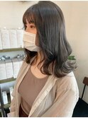 透明感ダークグレージュ♪