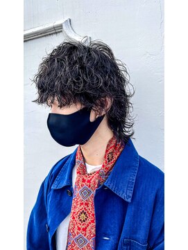 ブリエ(briller) ウルフヘア波巻きスパイラルパーマ