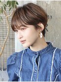 耳掛けマッシュショート ／大人ショート／表参道／30代40代50代