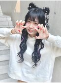 ハーフツイン × お団子 × エクステ // ふわふわイベントヘア☆