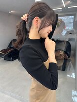 ロンド マーレ 天神大名店(Lond mare) 韓国くびれヘア/ふんわりカール/韓国ヘア/ショコラアッシュ