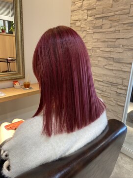 ヘアー プレイス ガーデン(Hair Place GARDEN) チェリーレッド