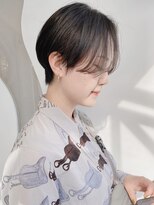 モリオ フロム ロンドン 大宮2号店(morio from London)&nbsp;【なかじま ひびき】黒髪ハンサムショート