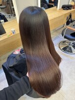 ジーナ 船橋(Zina)&nbsp;髪質改善＊ロングレイヤーグレーベージュ＊美髪【Zina船橋】