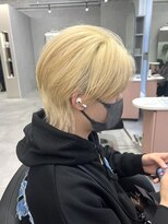 ジエクト カナウ(The Ect canow)&nbsp;メンズウルフハイトーン韓国風マッシュウルフブランドカラー