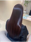 ココアブラウン/ストレートロング