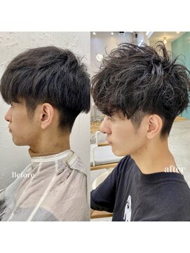 ロミー 本厚木(ROMMY.) 【くせ毛風パーマ】イメチェン/マッシュ×ランダムパーマ