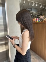 シアー(SHEER.)&nbsp;髪質改善カラー×スモーキーブラウン【表参道,青山,外苑前美容室