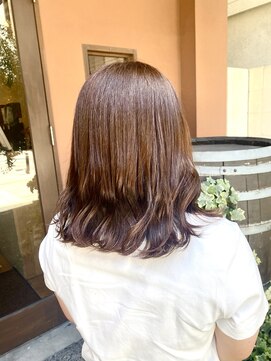 ココカラヘアー ニコ(cococara hair nico) ブリーチなし/アプリエカラー/アッシュ/ミルクティー/レイヤー