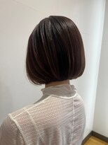 ヴァンカウンシル 清須店(VANCOUNCIL)&nbsp;内巻きボブと秋の似合わせ艶カラー＋ハイライト