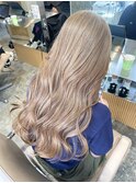 ミルクティーアッシュベージュカラーオリーブグレージュ30代