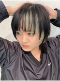 □#顔まわりレイヤー#レイヤーカット#ウルフ#インナーカラー