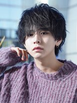 アルファ 新宿(alpha)&nbsp;サーフカール/ 刈り上げセンターパート/ブルーブラック[新宿駅]