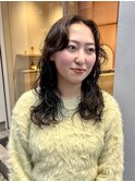 ＃脱力感パーマ　#ミディアムパーマ