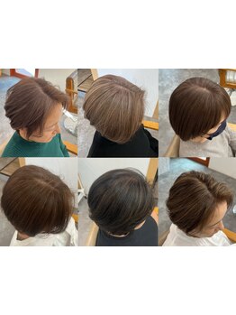 丁寧なカウンセリングであなたの理想の髪へ♪白髪ぼかしやハイライト、髪のお悩み何でもご相談ください！