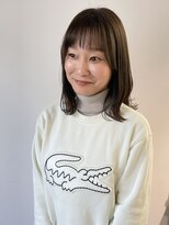 ソーソー(SoSo)&nbsp;《SoSo》ミディアム×シースルーバング