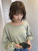 トランク(TRUNQ)&nbsp;【SHOTA】ミニボブ×ハイライト×グレージュ