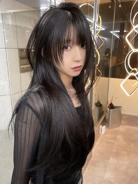 ラキング ギンザ トウキョウ(LAKING GINZA) くびれヘア/アプリコットオレンジ/夏/ハイライトカラー[銀座駅]