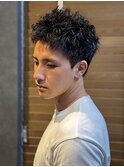 大人のベリーショートパーマ