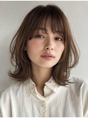 小顔ミディアム♯ミディアム#30代#40代